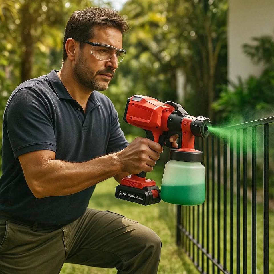 Pistola de pintura inalambrica