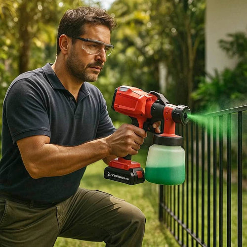 Pistola de pintura inalambrica